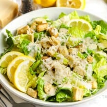 plated Caesar Salad Recipe