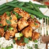 Teriyaki Chicken with green beans