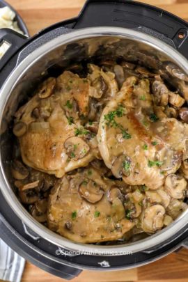 Overhead Instant Pot Pork Chops picture