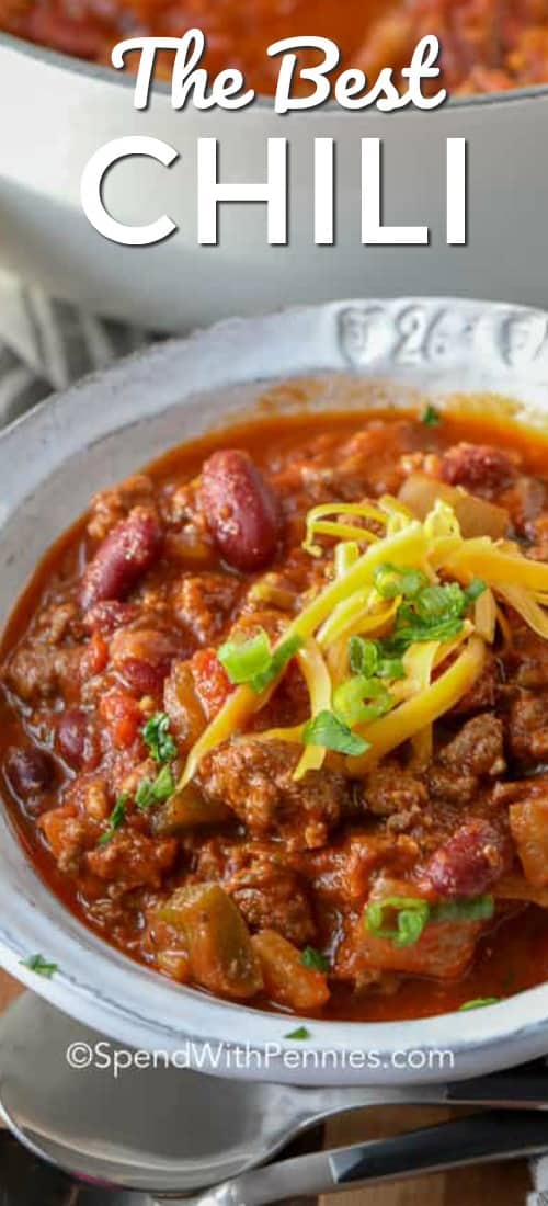 The Best Chili Recipe with title
